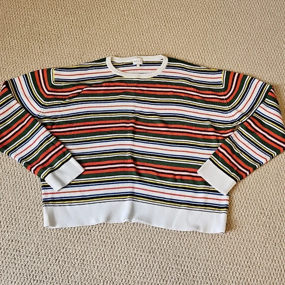 KULE The Millie Sweater Size Large Ribbed Knit - Picture 1 of 4